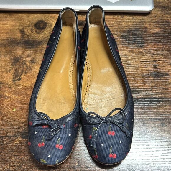 J Crew Blue Flats size 8 - Picture 1 of 12